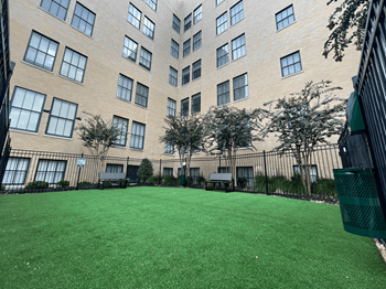 Land Bank Lofts in downtown Columbia SC barking lot dog park